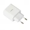 Interiérová USB Type-C rýchlonabíjačka IBOX C-37, 20W, USB‑C PD 3.0, 3 A výstup, biela