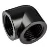Alphacool Eiszapfen 17588 20 mm 90° adaptér v tvare L G1/4 vnútorný závit na G1/4 vnútorný závit, čierny
