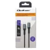 USB kábel Qoltec 52358 1,5 m USB-C čierny USB 2.0 0,48 Gbit/s