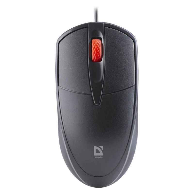 Myš DEFENDER ICON MB-057 OPTICAL 1000dpi 3P čierna tichý klik