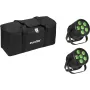 LED Par reflektor EUROLITE Silent Par 6 QCL Floor Set s 2 kusmi a soft bag