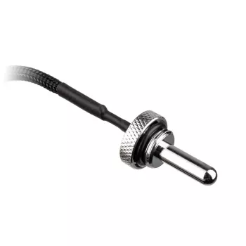 Alphacool Eiszapfen teplotný senzor Plug G1/4 - teplotný senzor pre kvapalinový chladiaci systém - chróm - 50 cm