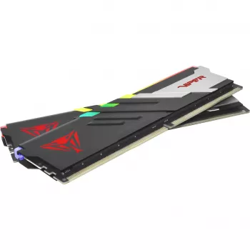 DIMM 64 GB DDR5-6000 (2x 32 GB) dual kit, operačná pamäť čierna, PVVR564G600C30K, Viper Venom RGB, INTEL XMP, AMD EXPO