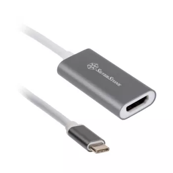 Adaptér SILVERSTONE USB 3.1 Type-C na HDMI 2.0b SST-EP07C-E, adaptér video výstupu