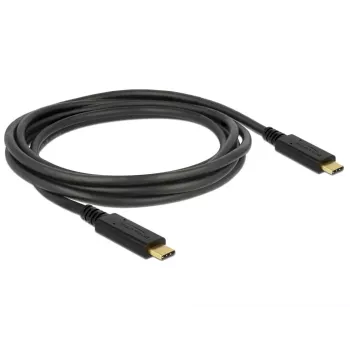 USB kábel DeLOCK 83668 USB 3.2 Gen 1 2 m USB C čierny