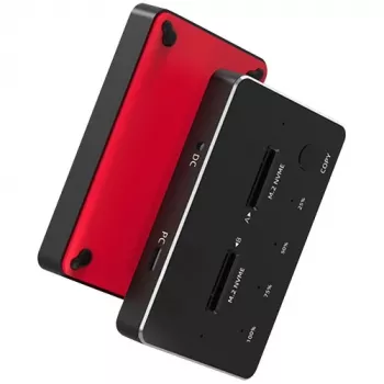 Dokovacia stanica 2x M.2 SATA/ NVME SSD do 10Gbps