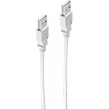 USB kábel USB 2.0 ShiverPeaks BS77000 0,5 m sivý