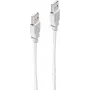 USB kábel USB 2.0 ShiverPeaks BS77000 0,5 m sivý