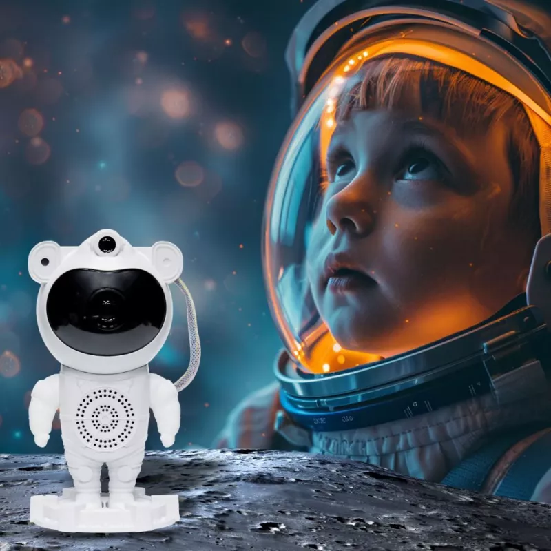 Projektorová lampa Hawk HW-STAR01 s integrovaným reproduktorom — projektor galaxie