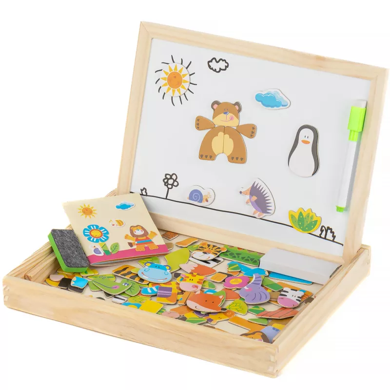 Extralink Toys tabuľa KREDOVO-MAGNETICKÁ vzdelávacia obojstranná