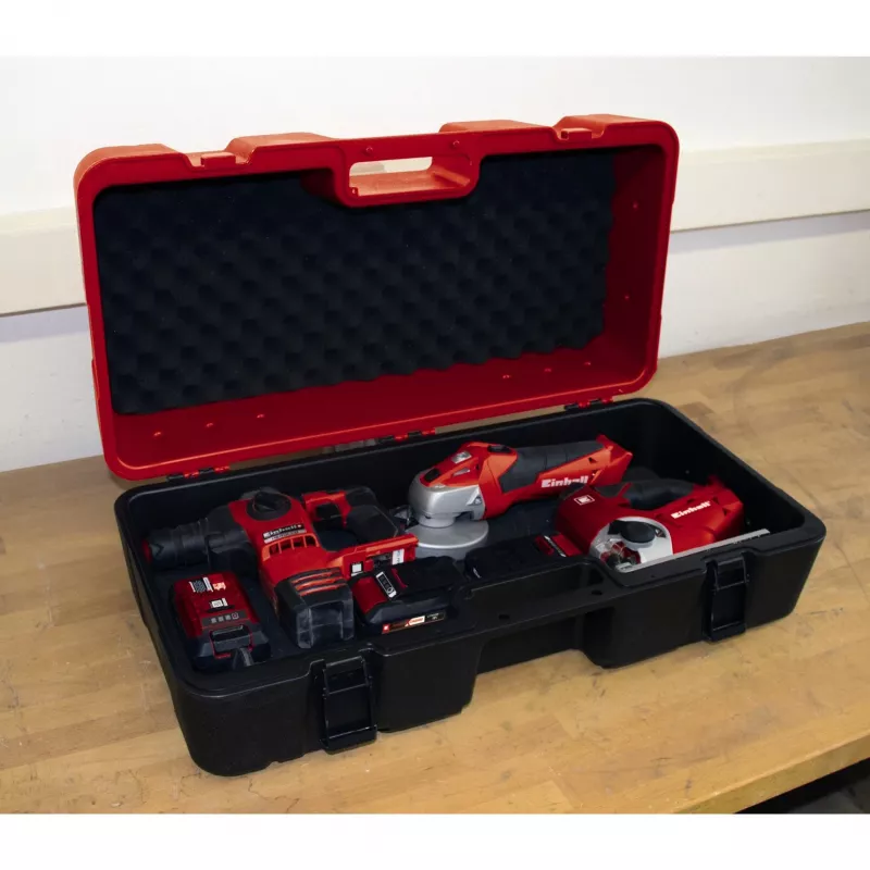 E-Box L70 /35, kufrík na náradie červený/čierny