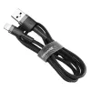 Baseus Cafule USB Lightning kábel 2A 3m (čierna+sivá)