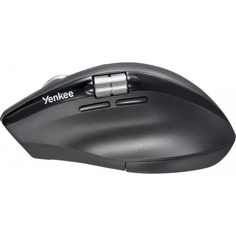 Bezdrôtová myš YENKEE SPIN DUAL 2095BK — kompaktná optická dvojmódová myš, model YMS 2095B SPIN