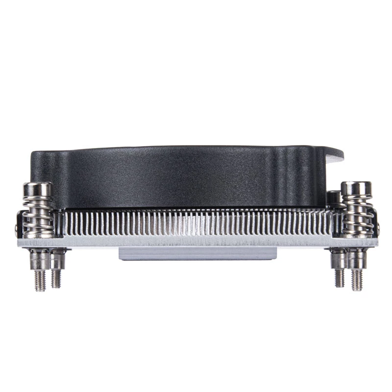 Vzduchový chladič procesora SILVERSTONE SST-XE01-1700A — 8 cm ventilátor, 1000–5500 ot/min, dvojité guľôčkové ložisko, čierny