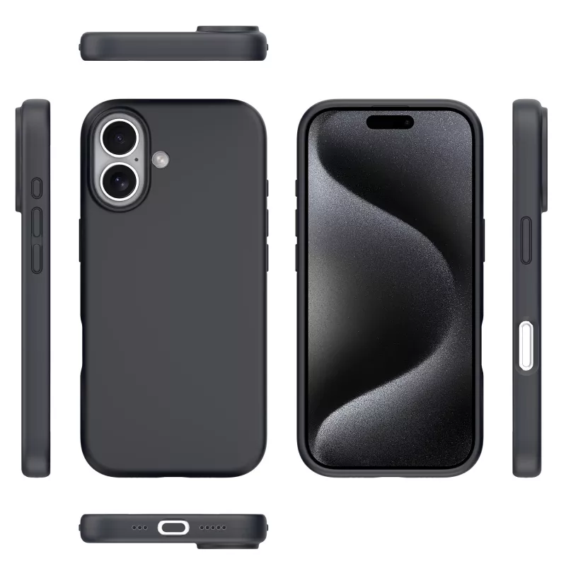 nevox StyleShell Shock 2523 puzdro pre iPhone 17, čierne