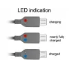 USB kábel DeLOCK USB 2.0-A - USB micro-B 1,5 m