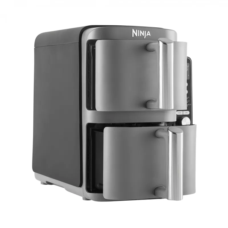 Ninja SL400EU fritéza Double 9,5 L 2470 W teplovzdušná fritéza čierna, sivá