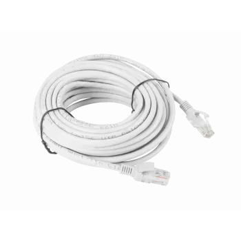 Sieťový kábel LANBERG PCU6-10CC-1000-S RJ-45 Cat6, U/UTP tienený, 10 m, sivý