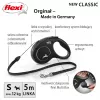 Flexi New CLASSIC 5 m čierne psie navíjacie vodítko