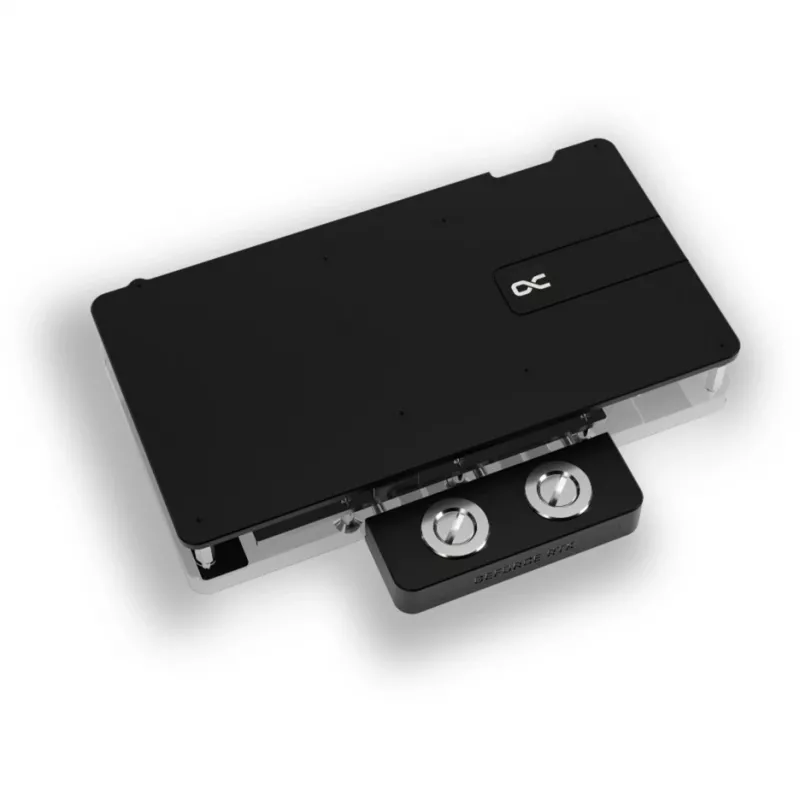 Vodný chladič grafickej karty Alphacool RTX 5080 Phoenix transparentný strieborný s backplate