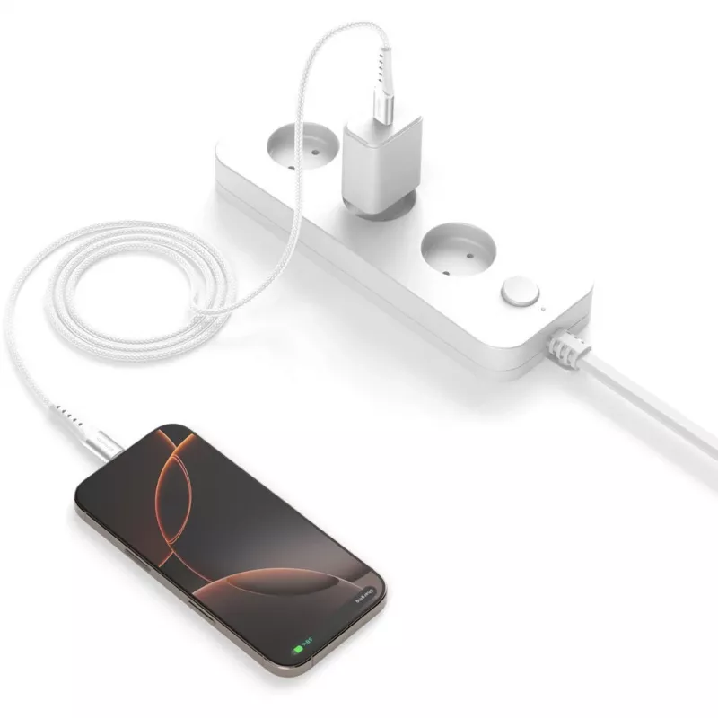 USB kábel 4smarts 541452 1,5 m USB-C biely 0,48 Gbit/s