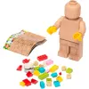 LEGO drevená minifigúrka, dekorácia drevo