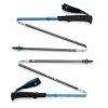 DIAMOND čierne DISTANCE CARBON TREKKING POLES, 125CM - DESERT SKY