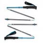 DIAMOND čierne DISTANCE CARBON TREKKING POLES, 125CM - DESERT SKY