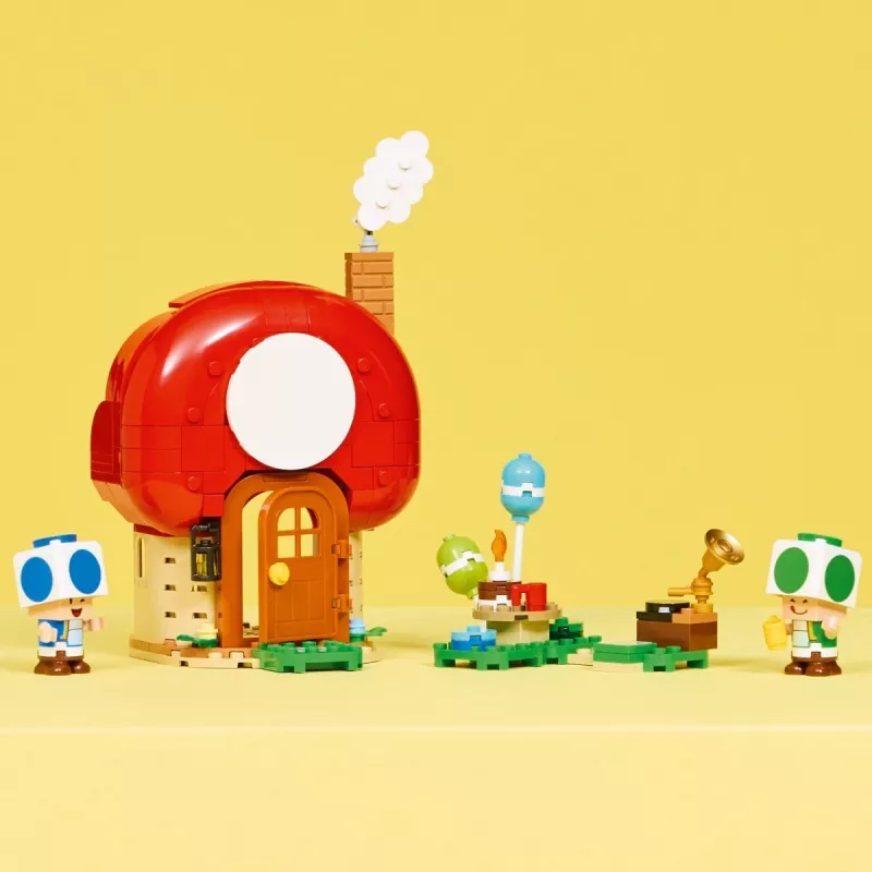 LEGO Super Mario Párty v Toadovom dome sada 72041 s interaktívnymi hracími funkciami