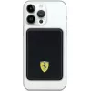 Ferrari powerbanka FEPB5MNCAK 15W 5000mAh čierna/čierna Metal Logo MagSafe