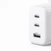 Nástenná nabíjačka UGREEN CD275 2× USB Type-C 65W biela — Dual-USB-C 65W rýchle nabíjanie, 100–240V vstup
