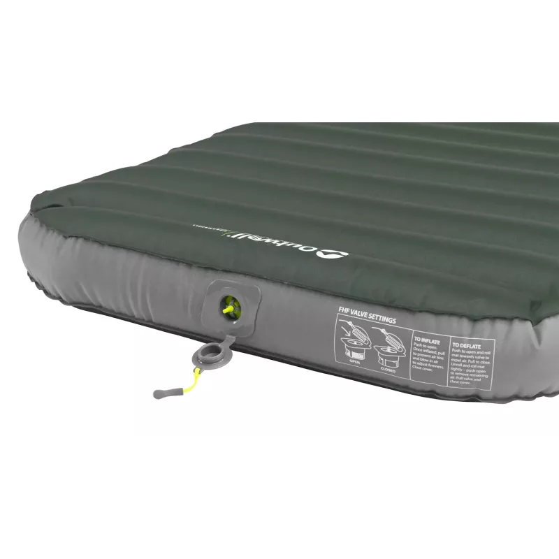 Jednotlivá nafukovacia matrace Outwell 400123 — 1950×600×110 mm, polyester/PVC, zelená