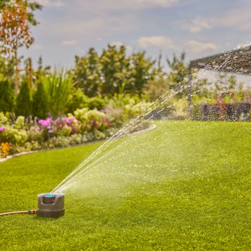Kruhový postrekovač Gardena AquaPrecise čierna modrá sivá 1 ks