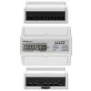 Qoltec trojfázový obojsmerný elektronický merač | DIN lištový merač spotreby energie | 400V | 100A | LCD | 4P