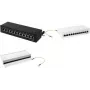 LogiLink - patch panel - nástenný - RJ-45 X 12 - svetlosivý, RAL 7035