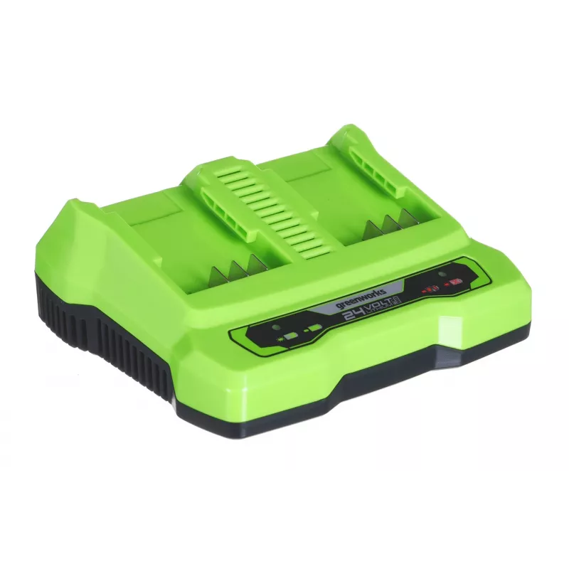 Nabíjačka GreenWorks G24X2UC2 dual-slot 24V Li-Ion, 4A, 2-článková, rýchlonabíjanie