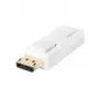 Kábelový prepínač pohlavia LogiLink CV0100 DisplayPort na HDMI biely