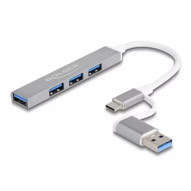 Delock 64214 produkt strieborná