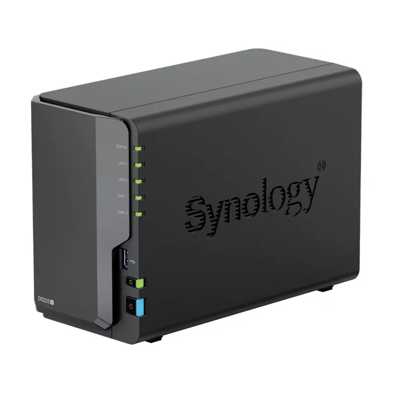 Synology DS225+ 2 Bay NAS Desktop Intel® Celeron® J4125 2 GB DDR4 Synology DSM čierna – len Synology HDD