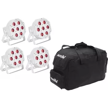 LED spot svetlo EUROLITE SLS-7 HCL 4x biela so softbag