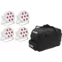 LED spot svetlo EUROLITE SLS-7 HCL 4x biela so softbag