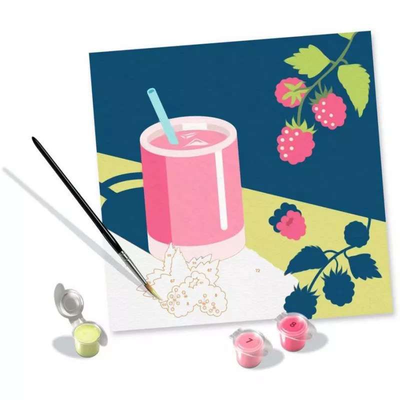 Ravensburger CreArt maliarska sada — Mocktail Raspberry (25562) kreatívna sada