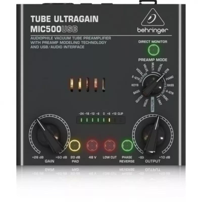 Behringer MIC500USB audio predzosilňovač
