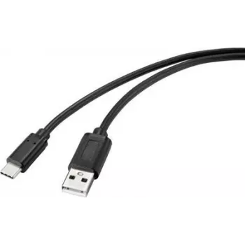 Renkforce RF-4695144 USB kábel 2 m USB 2.0 USB A USB C čierny (RF-4695144)