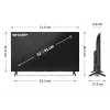 Sharp 32HF2265E TV 81,3 cm (32 palcov) HD Smart TV WLAN čierna