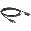USB kábel DeLOCK 83599 USB 3.2 Gen 1 3 m USB A Micro-USB B čierny