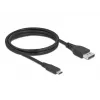 USB Type-C na DisplayPort kábel DeLOCK 86040 8K 60 Hz 1,5 m