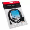 Akasa adaptérový kábel USB Type-C na DVI, čierny (AK-CBCA10-18BK)
