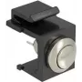 Káblový konektor Keystone DeLOCK 86402 LED čierna nerez