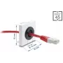 Priechodka kábla DELOCK Easy 91072, okrúhla stolová priechodka priemer 16 mm